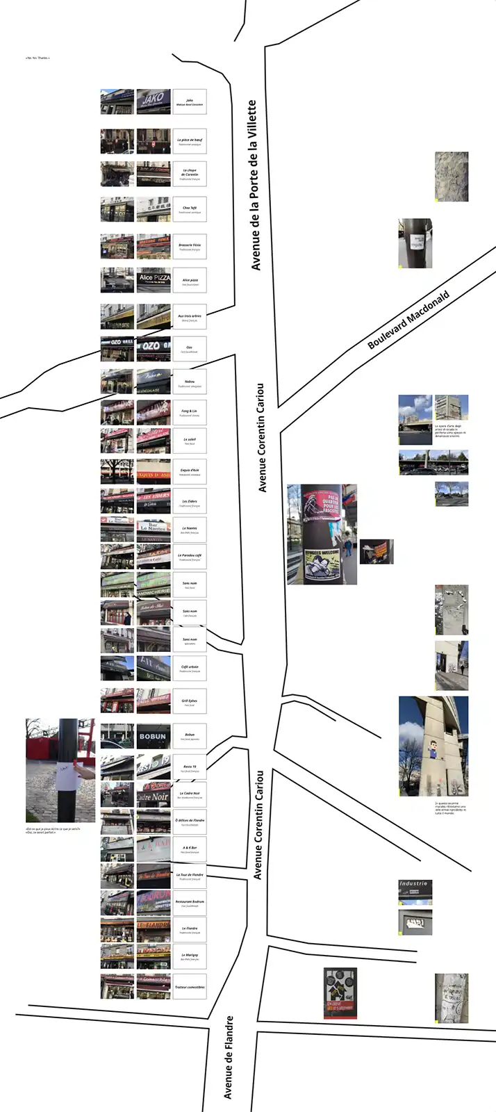 Cartographie réalisée pour accompagner un article oublié dans la revue Polygraphe